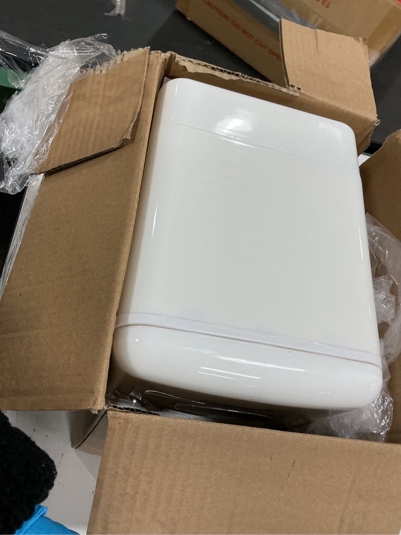 Condition photo showing As Is for CUTIEWORLD Skincare Fridge - 4L Makeup Fridge for Refrigerating Makeup, Skincare and Food, Mini Fridge for Bedroom, Office and Car, Cooler and Warmer, Beverage Cooler, Pearly White