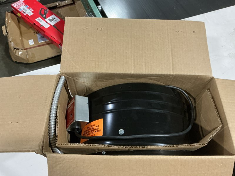 Condition photo showing Good Condition for master flow 1600 cfm black ez cool plug-in gable mount attic fan