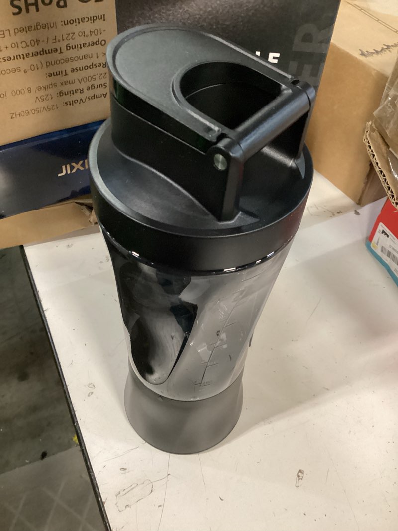 Condition photo showing Good Condition for personal blender wireless 24oz cordless mini 360 watt portable blender-for smoothies freshly squeezed juices 6000mah self cleaning and bpa free portable juicer with 6 sharp blade black knight