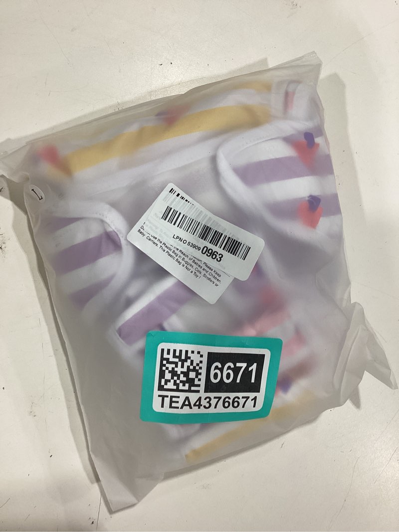 Condition photo showing New/Like New for 3 pack washable female dog diaper onesie sanitary pantie with adjustable suspender, reusable fixed doggie diapers, super absorbent leakproof for small medium large dog in heat cycle l striped large(13"-21" waist)