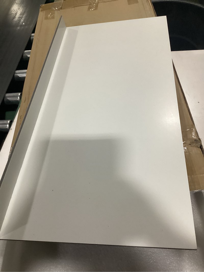 Condition photo showing Good Condition for DIY CARTEL Made in USA Linear Floating Shelf - USA Manufactured Steel - Industrial Heavy Duty Metal Wall Mounted Modern Farmhouse Rustic Designed Shelf (24-in X 8-in Powder Coated White)