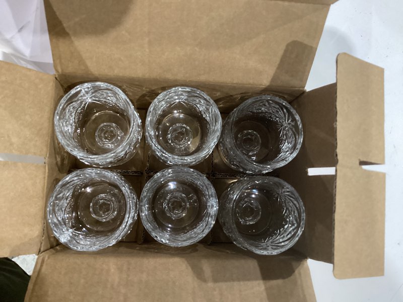 Condition photo showing New/Like New for Suclain 36 Pcs Shot Glass Bulk Set 1.5 oz Mini Cute Cordial Glasses with Stem Sherry Glasses Clear Shot Glassware for Wine Liqueur Tequila Whiskey Beverage Wedding Party Bar Supplies