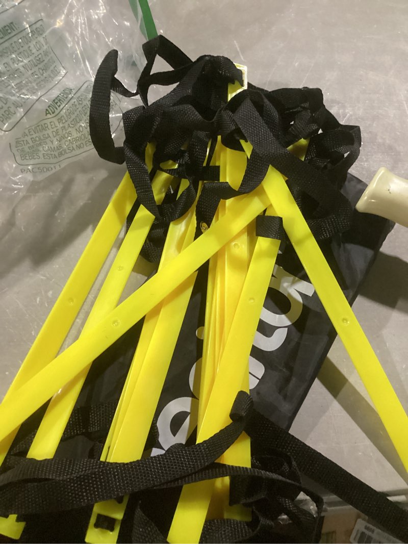 Condition photo showing Good Condition for Teenitor Agility Ladder Speed Ladder Training Ladder for Soccer, Speed, Football Fitness Feet Training Carry Bag Agility Training Equipment 13 rungs, 23 feet 23 ft Green