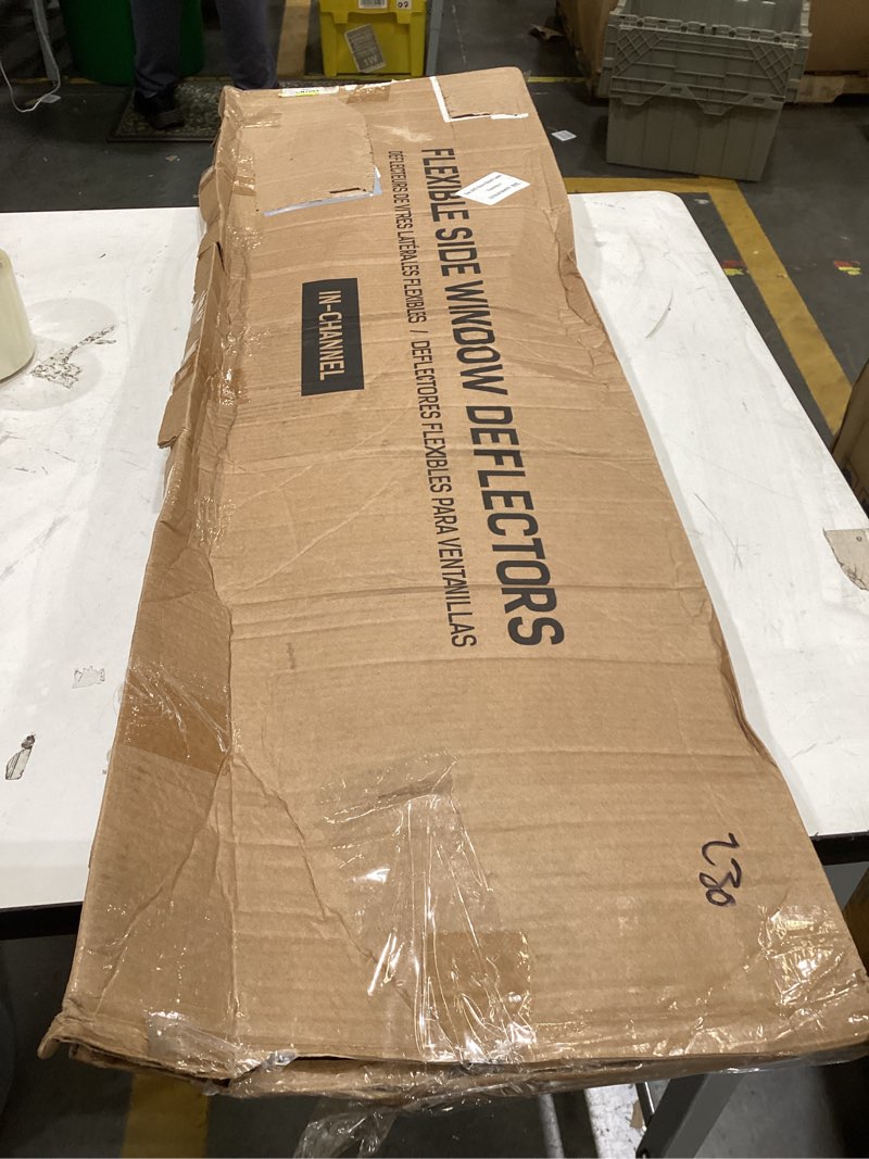 Condition photo showing As Is for flexible window deflectors