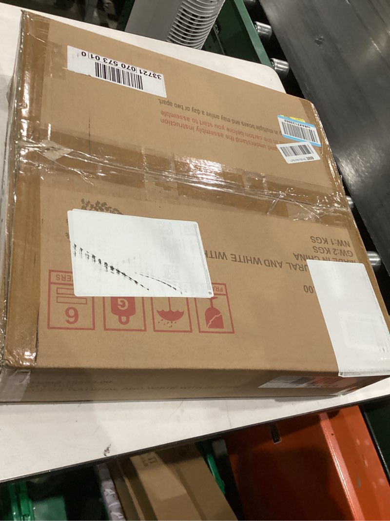 Christopher Knight Home Wreath, Natural + White + Glitter