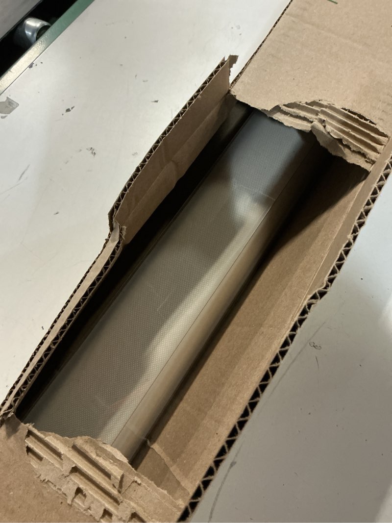 Condition photo showing Good Condition for aosky cordless roller shades for windows light filtering shades with 5% openness solar screen semi sheer roller blinds uv protection for office and home. easy to install 39" w x 72" h (beige) 39"w x 72"h beige