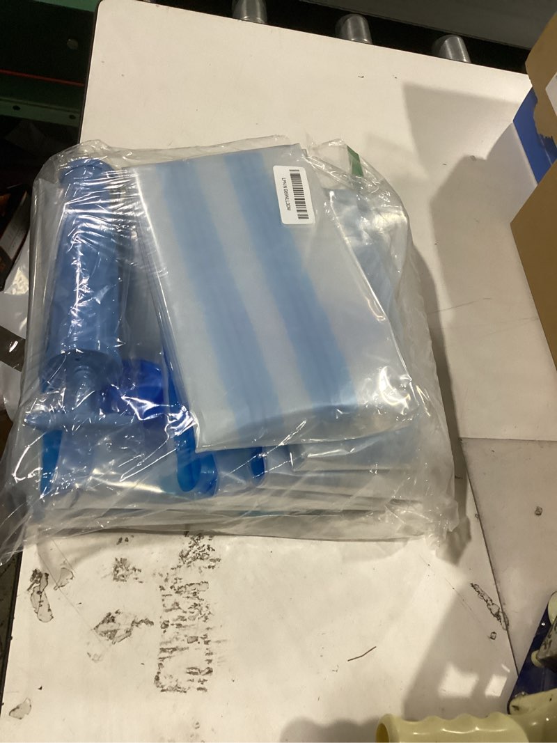 Condition photo showing Good Condition for vacuum storage bags with hand pump, plastic packaging bags, 80% space saver vacuum seal bags for clothing, travel lugggage, blankets, comforters, 20 combo