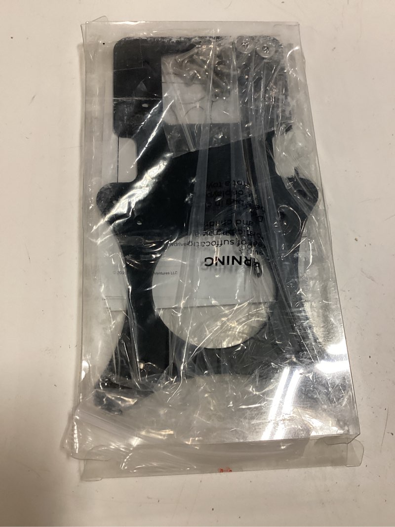 Condition photo showing As Is for humancentric vesa mount adapter compatible with lg monitors 24mp58vq, 24mp58vq-p, 24mp59ht, 24mp59ht-p, and 24mp60vq, mounts monitor to vesa stand, arm or desk mount with 75x75 or 100x100 mm pattern