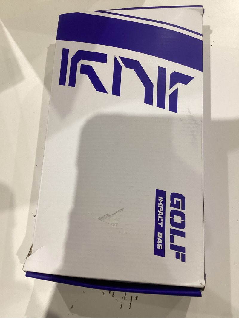 Condition photo showing As Is for Golf Impact Bags, Golf Swing Trainer,Golf Gifts for Men, Durable Waterproof BLACK