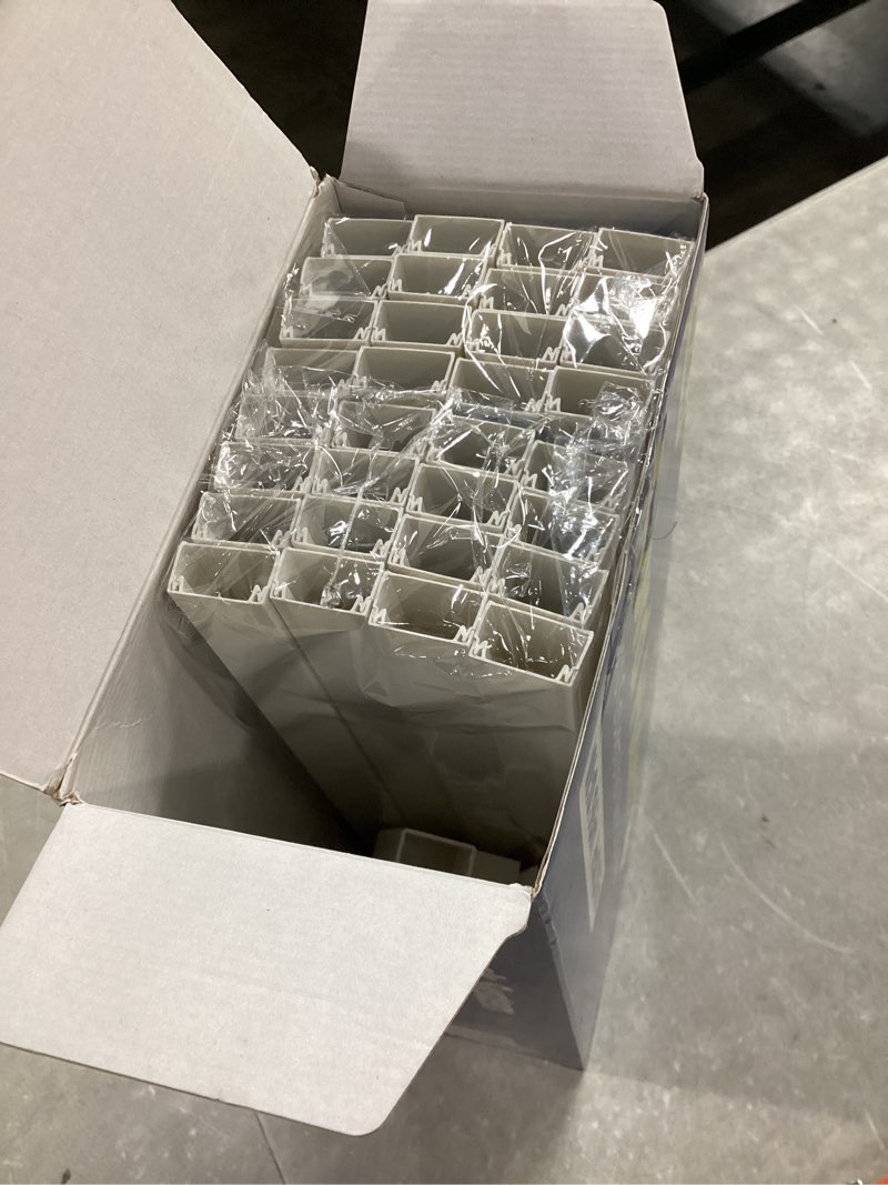 Condition photo showing Good Condition for 500in cord hider kit, cord covers for wires on wall, paintable cable raceway, cord hider for wall mount tv, tv cable hider wall kit, wire covers for cords, 32x l15.75 x w0.96in x h0.57in, white white 500in