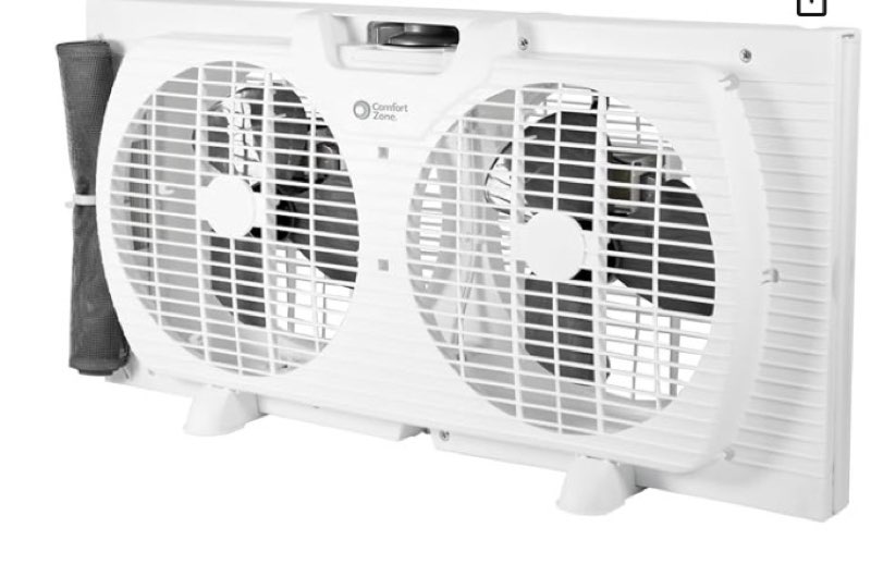 utilitech 9in reversible window fan