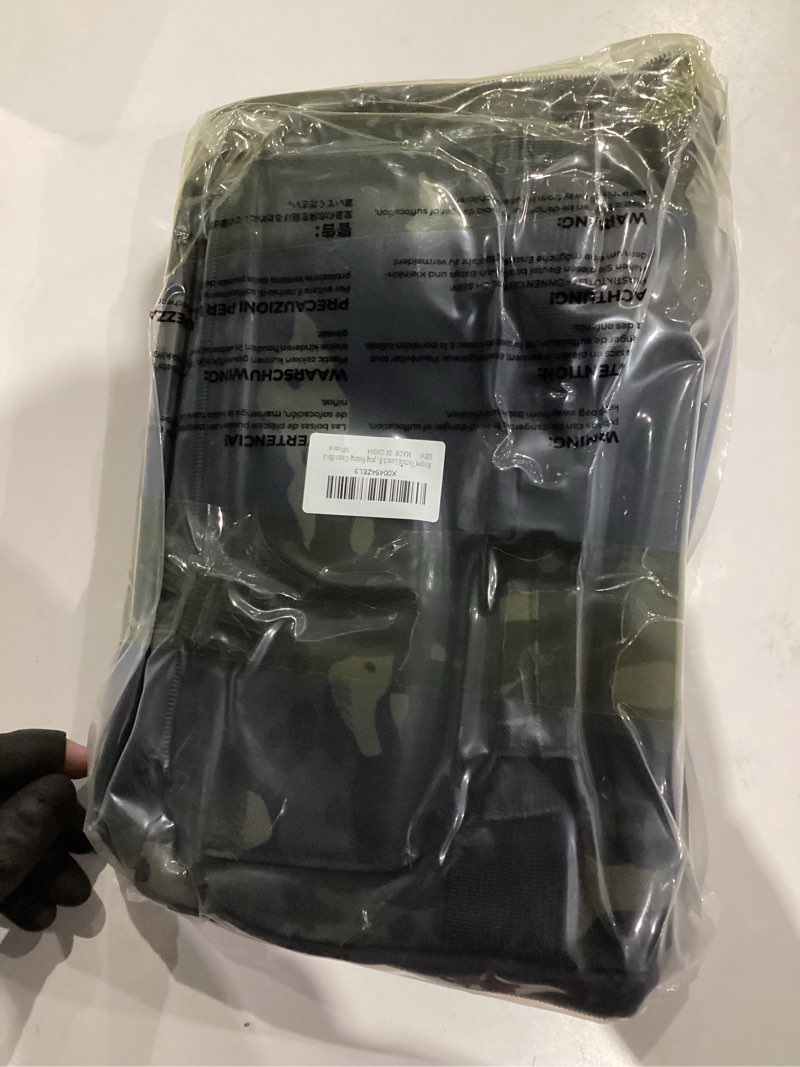 Condition photo showing New/Like New for Ronyes Tactical Lunch Box for Men,Large Insulated Lunch Bag with Shoulder Strap ,Heavy Duty lunchbox Cooler MOLLE Webbing , Leakproof Pail for Work Camping Fishing-Brown