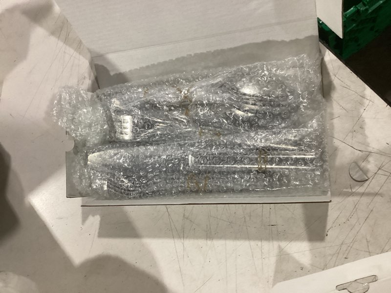Condition photo showing Good Condition for kingstone silverware set, 20 piece flatware cutlery set for 4, 18/10 stainless steel silverware mirror polished dishwasher safe for home, restaurant, wedding, party(silver, 20 pieces for 4) silver 20 pieces for 4