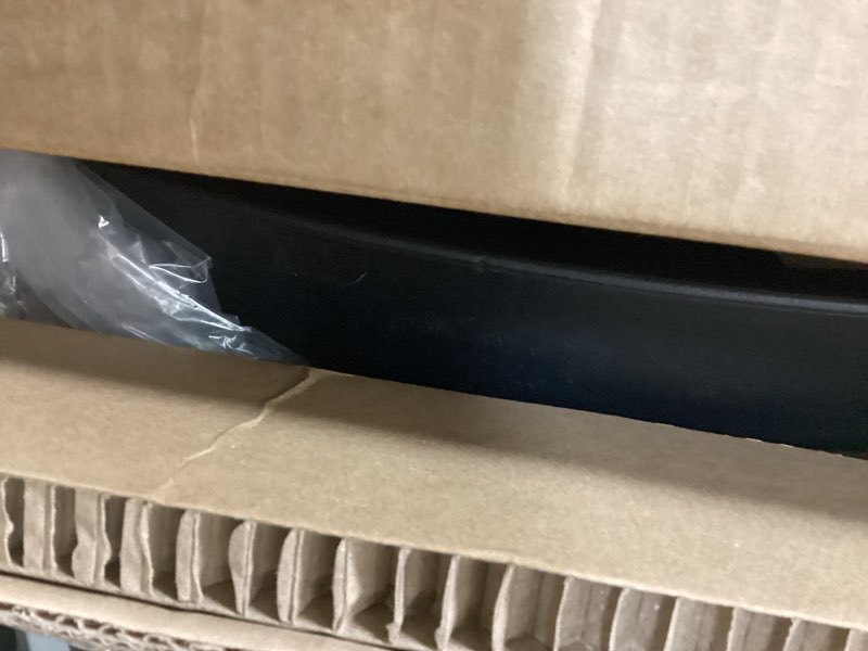 Condition photo showing As Is for Cocktail Table 28in High Top Round Folding Indoor Outdoor, Plastic Bar Height Foldable Bistro Tall Table for Party, Patio, Dining Room, Kitchen, Events, Removable Locking Legs, Black