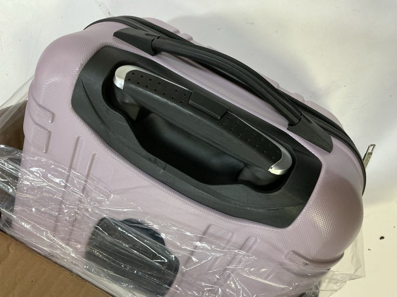 Condition photo showing Good Condition for Wrangler 20" Astral Hardside Carry-On Luggage, Lilac