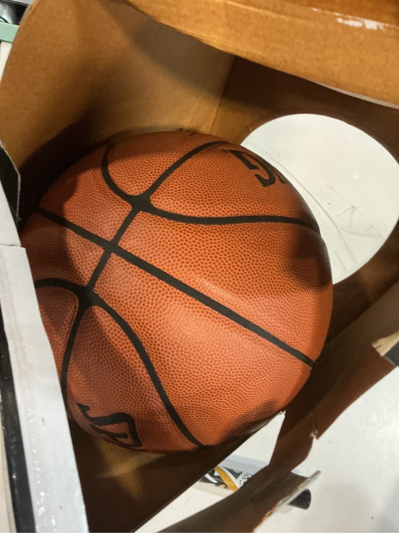 Condition photo showing Good Condition for Spalding React TF-250 Indoor-Outdoor Basketball 2021 Version Official Size 7, 29.5"