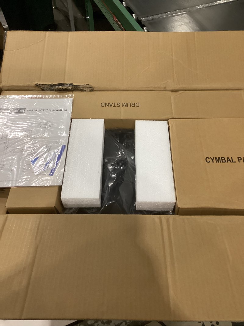 Condition photo showing New/Like New for AODSK Electric Drum Set for Beginner with 150 Sounds,4 Quiet Drum Pads,2 Pedal,Throne,Sticks,Electronic Drum with Headphone,AED-400 UAED-400