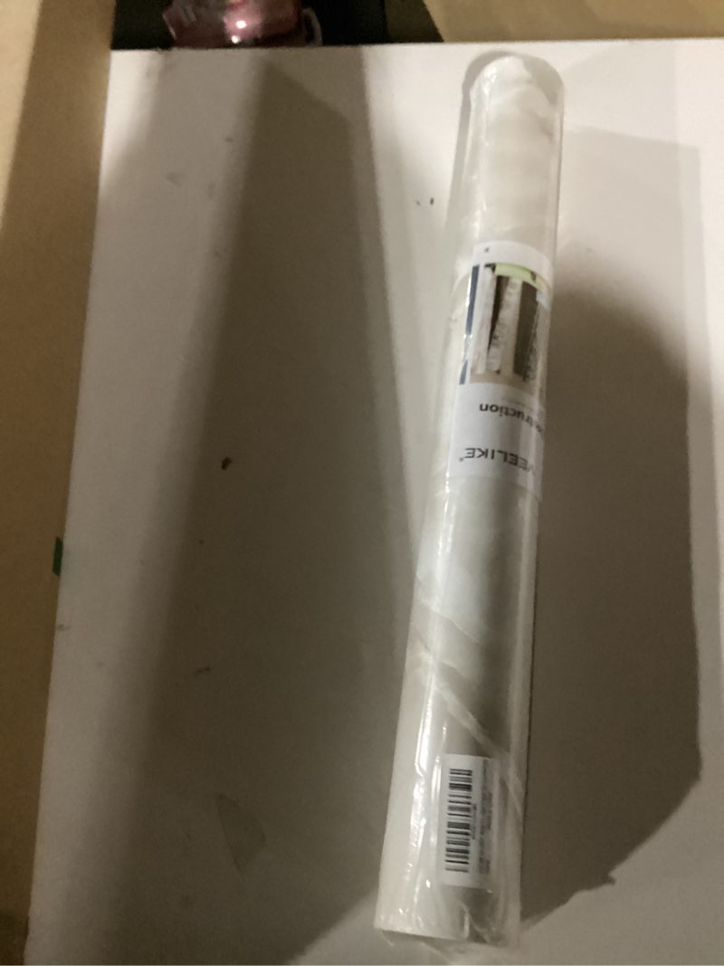 Condition photo showing New/Like New for VEELIKE Cream Onyx Marble Contact Paper for Countertops Peel and Stick Waterproof Marble Countertop Contact Paper 15.7''x118'' Kitchen Countertop Peel and Stick Marble Wallpaper for Wall Counter Table 15.7" x 118"