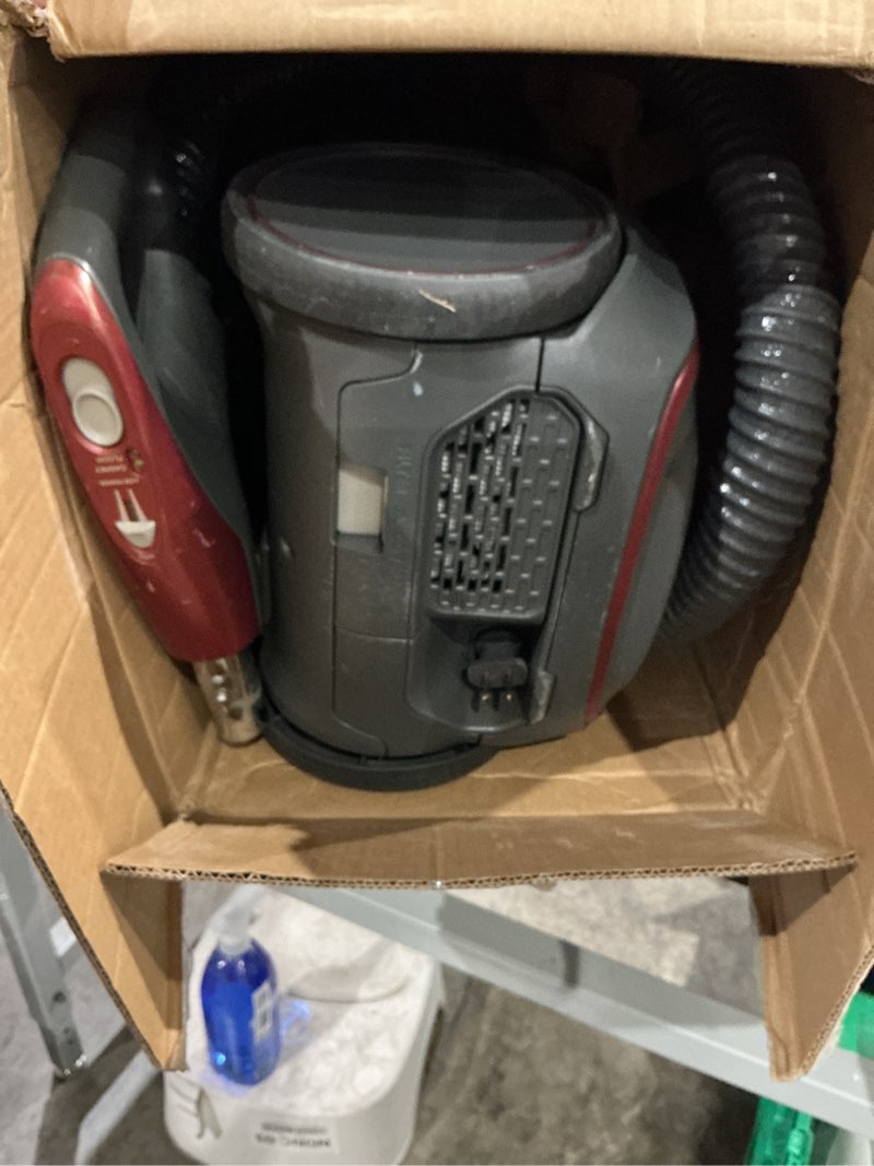 Condition photo showing As Is for kenmore 81414 bagged canister vacuum cleaning tools, 400 series + telescoping wand, red kenmore 400 series + telescoping wand