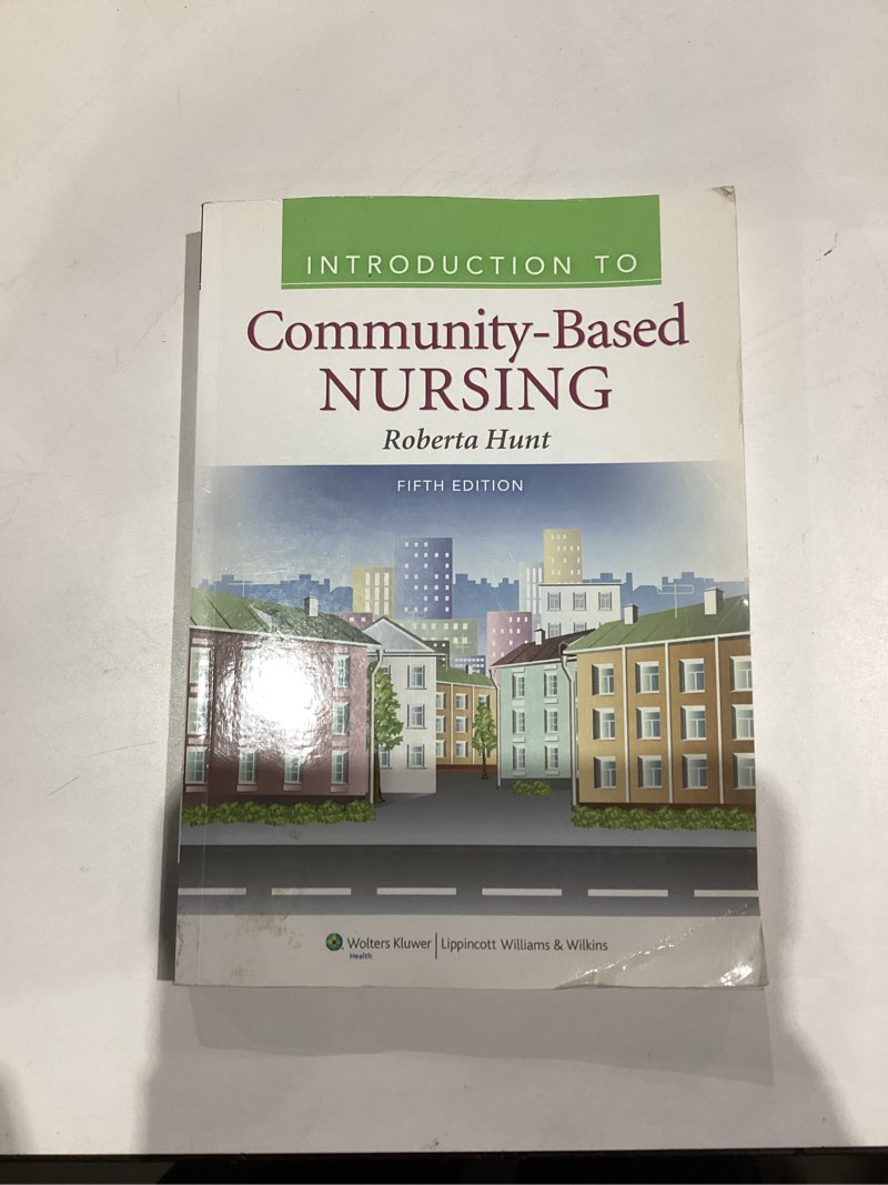 Condition photo showing As Is for Introduction to Community Based Nursing
