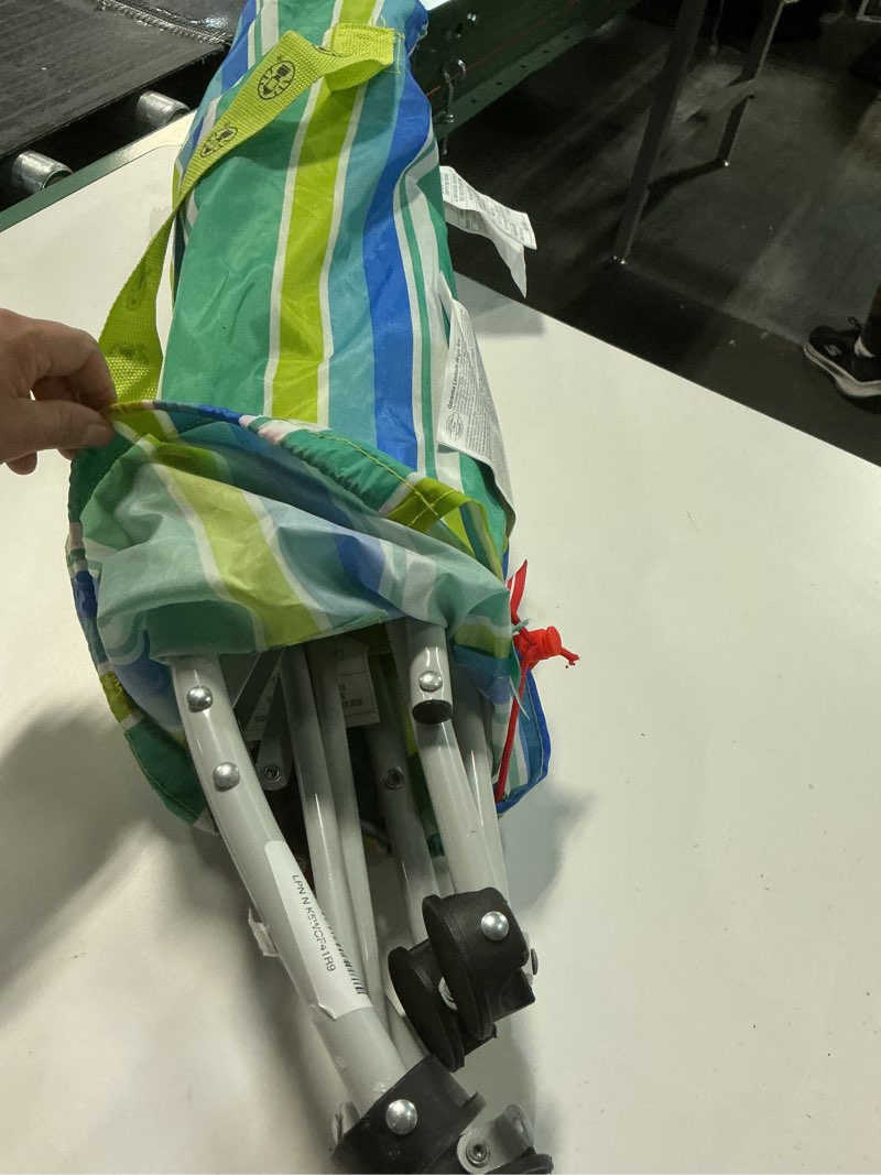 Condition photo showing Good Condition for Coleman Utopia Breeze Lightweight Beach Chair with Cup Holder, Comfortable Portable Outdoor Chair with Carry Bag, Supports up to 250lbs, Great for Beach & Yard