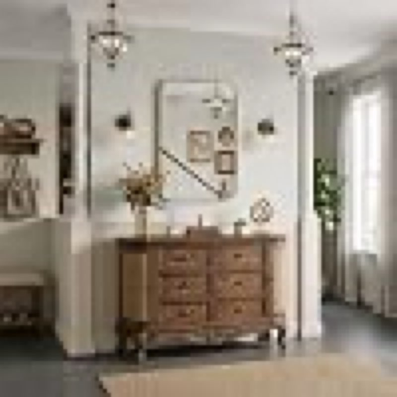 Condition photo showing Good Condition for 24\"x36\" bathroom mirrors for over sink, matte black rectangle vanity mirror | aluminum alloy frame, clear reflection, rust-resistant, vertical or horizontal, wall mount, bedroom and entryway black 24\"l x 36\"w 1