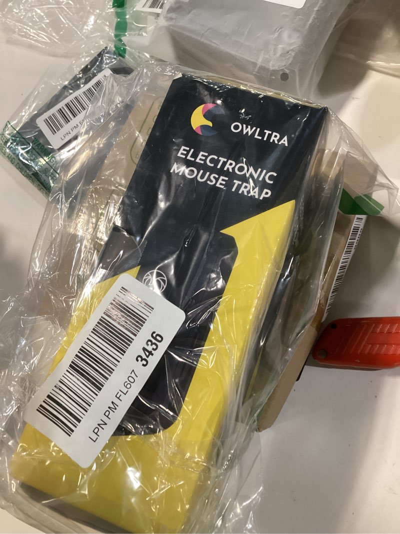 Condition photo showing New/Like New for OWLTRA Indoor Electric Mouse Trap, Instant Eliminate Rodent Zapper with Pet Safe Trigger, Black, Small Electric Mouse Trap 1 Pack