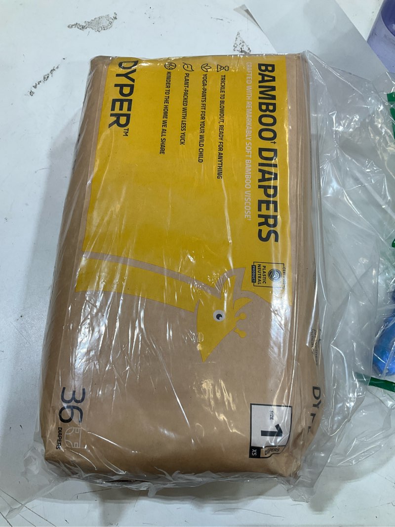 Condition photo showing Good Condition for dyper - baby diapers size 3 (28 count) - plant based disposable diapers for day and overnight premium leak protection, skin-friendly comfort with soft size 3 diapers (16-28 lbs) size 3 (28 diapers)