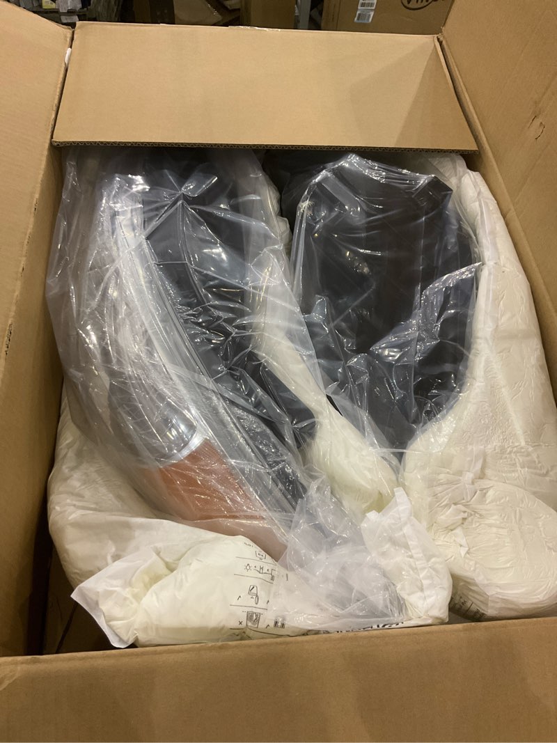 Condition photo showing New/Like New for Headlights Assembly for 2011 2012 2013 2014 Hyundai Sonata (Excludes Hybrid) Halogen Headlamp Replacement Driver &Passenger Side,Chrome Housing Amber Corner