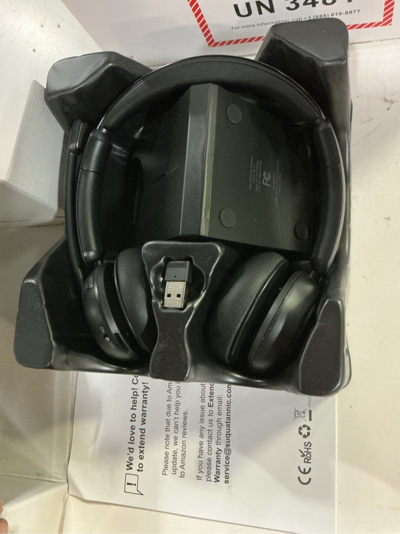 Condition photo showing Good Condition for upgrade anc & enc headset with microphone for pc, wireless headset with mic for work(flip-to-mute & usb dongle), bluetooth 5.4 noise cancelling headphones with mic for call center/home/computer/phones black