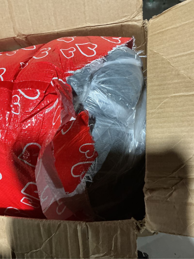 Condition photo showing Good Condition for Large Headboard Pillow Headboard Wedge Pillow Bed Rest Reading Pillow Bolster Triangular Pillow for Sitting in Bed-Backrest Positioning Support Long Pillow for Daybed (King:76x8x20 Inches,Grey) Grey King