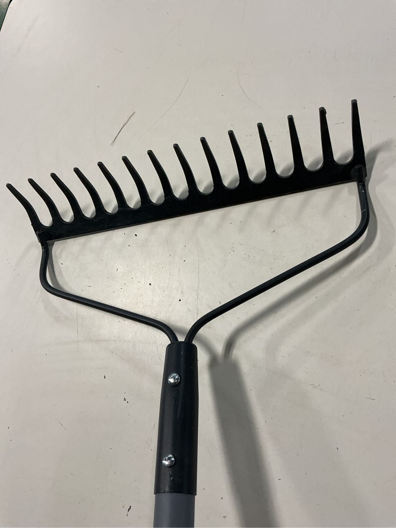 Condition photo showing Good Condition for project source 15-in welded steel lawn rake with fiberglass handle