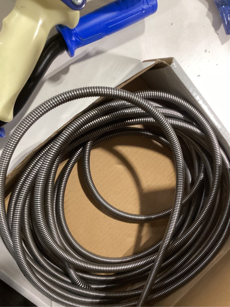 Condition photo showing Good Condition for kobalt 3/8-in x 25-ft high carbon wire hand auger for drain