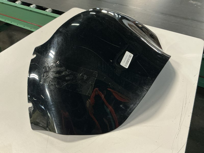 Condition photo showing As Is for 13" windshield for road glide fltrx 2015-2023, motorcycle windscreen splitter wind shield visor replacement accessories for harley davidson cvo road glide limited 3 st special ultra, black windshield