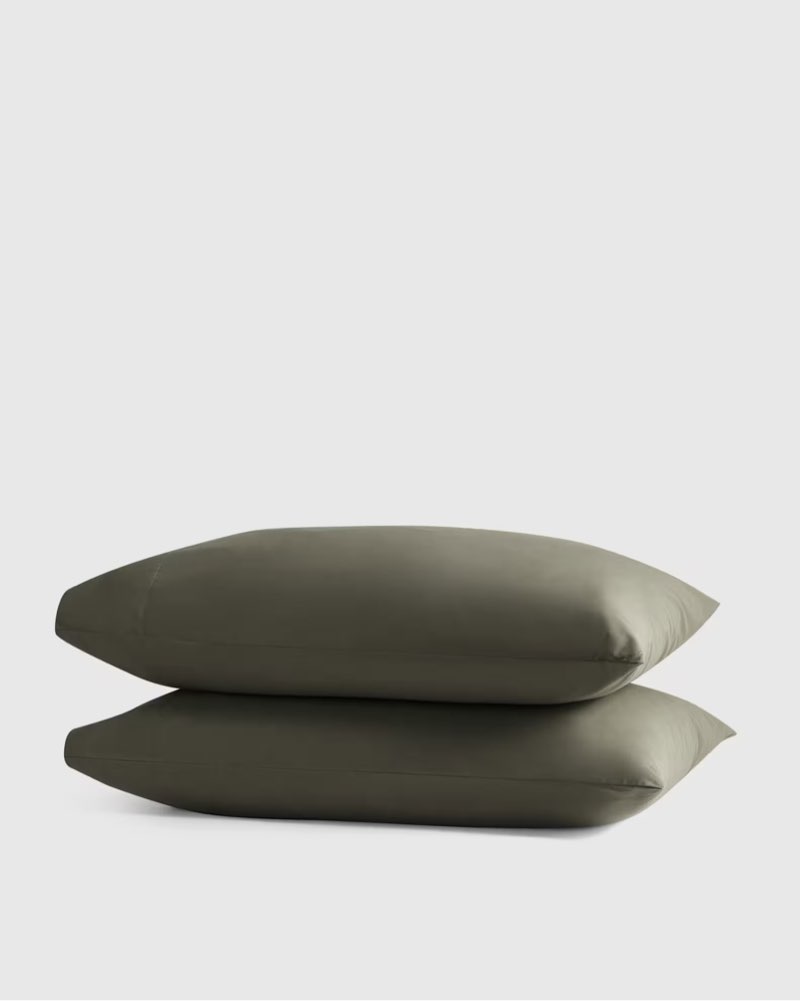 quince organic crisp percale pillowcase set 20 x30 standard