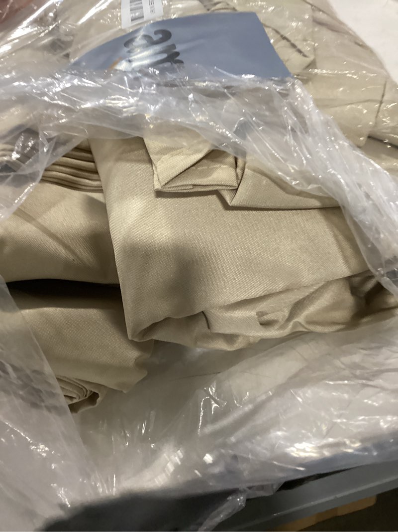 Condition photo showing Good Condition for outdoor curtains for patio waterproof - 6 panels privacy weatherproof outside curtains with grommets for pergola, gazebo, porch, cabana, balcony, 54 x 84 inch, cream cream 54"w x 84"l (pack of 6)