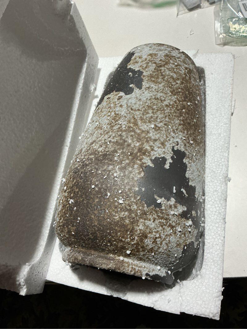 Condition photo showing Good Condition for Smiletag Rustic Vase for Home Decor, Farmhouse Terracotta Vases, Stone Vases, Large Vases for Living Room Decor, Rustic Flower Vase Decoration for Living Room Tall Ceramic Vase Rustic Large