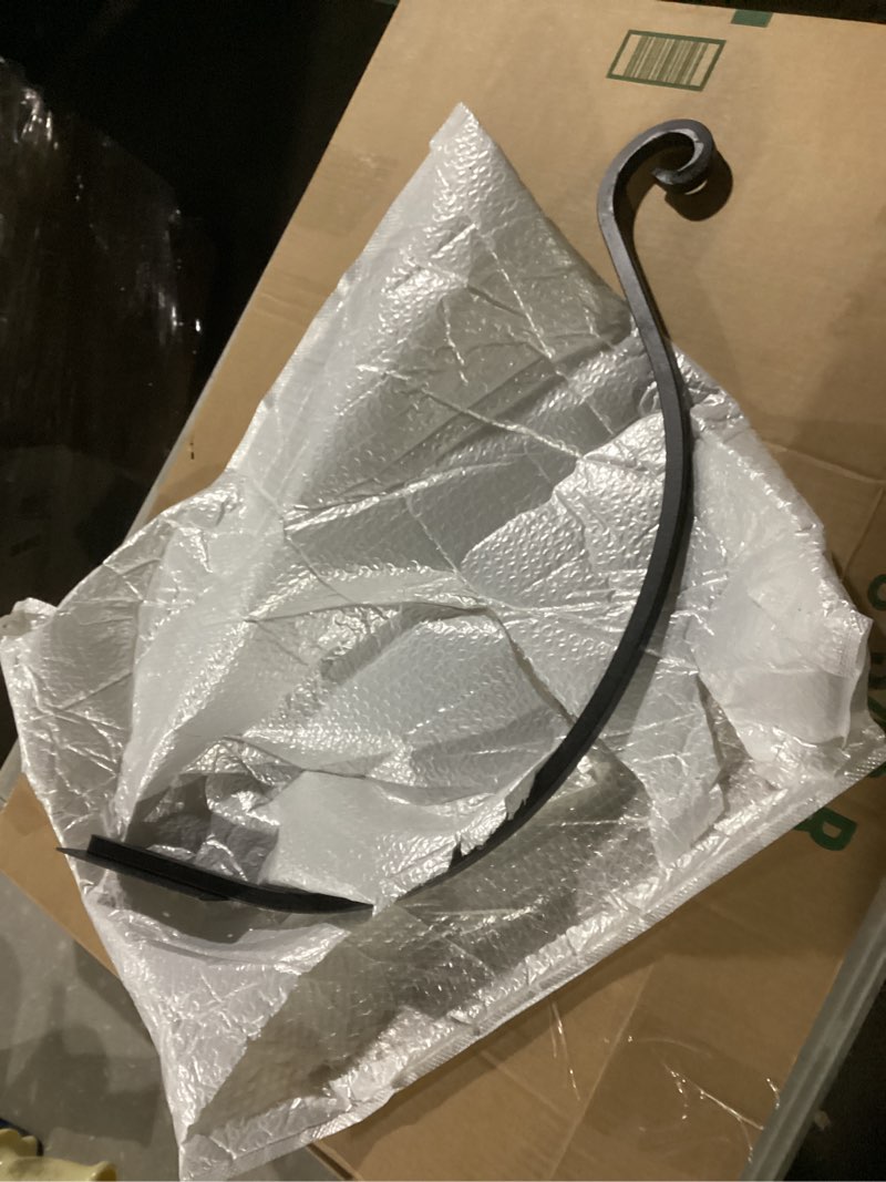 Condition photo showing Good Condition for ajart hanging plant hanger outdoor: 22-inch bird feeder wall hooks - heavy-duty plant bracket hook for hanging flower baskets black