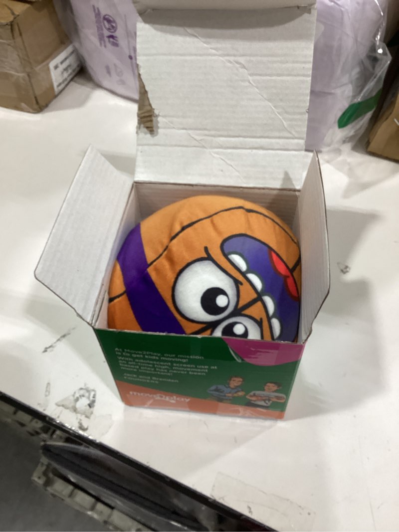 Condition photo showing Good Condition for Move2Play, Hilariously Interactive Toy with Music & Sound Effects for Boy & Girl | Ball for Toddler & Baby | 6, 12, 18+ Months | 1, 2, 3+ Year Old Basketball