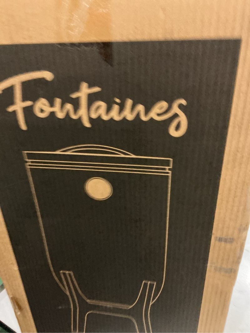 Condition photo showing New/Like New for fontaines luxury towel warmer for bathroom, spa - large heated thermal bucket, wood handle, safe auto shut off, fits up to two large 40x70 oversized towels or robes - white