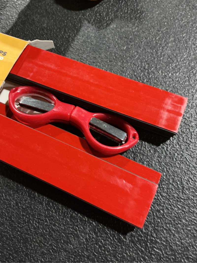 Condition photo showing New/Like New for magnetic tape with adhesive backing, magnetic strips heavy duty for kitchen, whiteboard, fridge, and tool holder (6“x1” 10pack, inches) 10pcs 1" x 6"