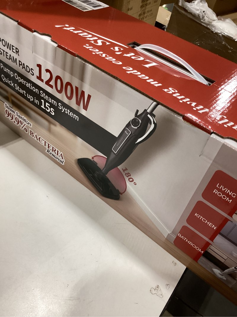 Condition photo showing New/Like New for Rosewill 11-in-1 Steam Mop, 260°F Handheld Steam Cleaner, 1200W Detachable Steam Mops for Floor Clea