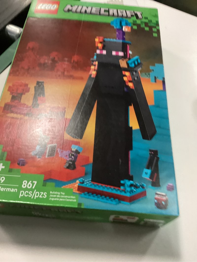 Condition photo showing New/Like New for LEGO Minecraft The Enderman Tower Building Toy for Boys & Girls - Video Game Building Set for Kids, Ages 9+ - 2 Toys in 1 for Player Vs. Player Pretend Play - Gift Idea for Gamers - 21279