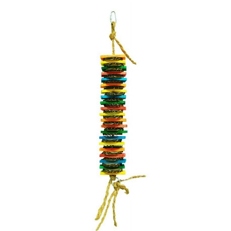 Zoo-Max Kooky Hanging Bird Toy [Bird Interactive Toys, Bird Supplies] Small - 4pcs