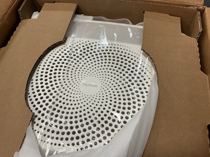 Condition photo showing Good Condition for Broan-NuTone AER110RGBL ChromaComfort 110 CFM Ventilation Fan with 24 Color Selectable LED, 1.5 Sones, ENERGY STAR Certified, White