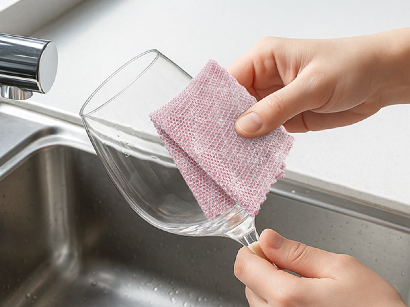 30pcs Multipurpose Wire Dishwashing Rag, Non Scartch Wire Dishcloth for Wet and Dry, Pink Stainless 3  pack 