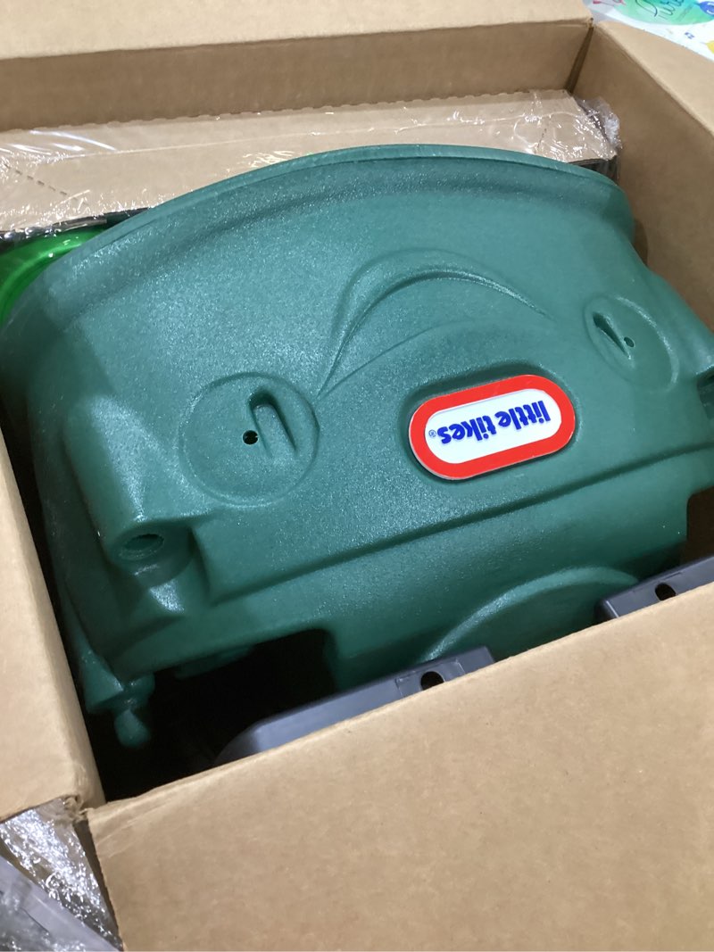 Condition photo showing As Is for Little Tikes Cozy Coupe Dinosaur – Amazon Exclusive Large, Green Green Large