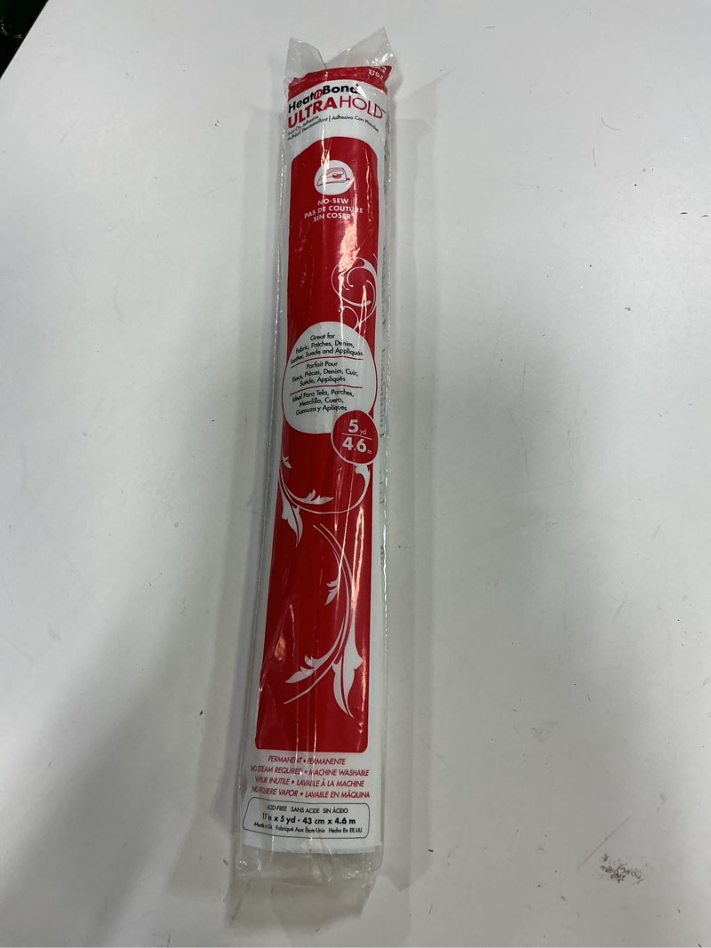 Condition photo showing item condition for HeatnBond UltraHold Iron-On Adhesive Value Pack, 17 Inches x 5 Yards, White