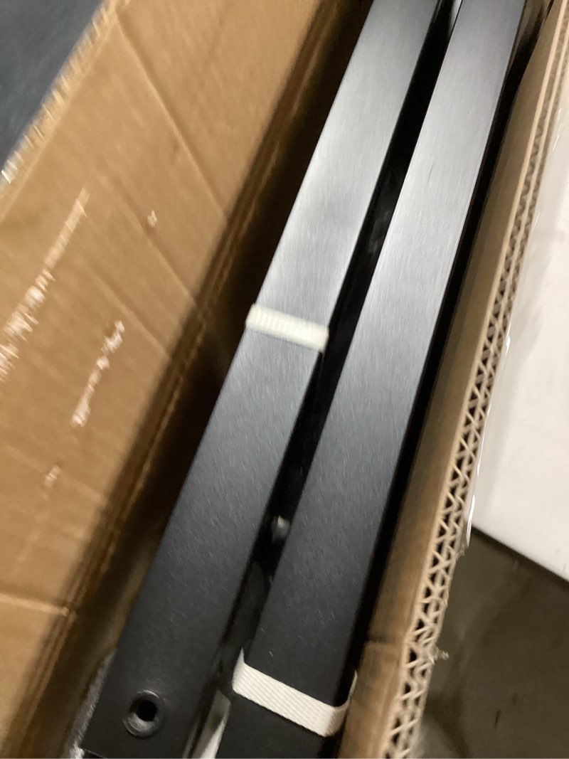 Condition photo showing Good Condition for noah megatron queen size metal bed frame-7 inch heavy duty bedframe, 9-leg support for box spring & mattress foundation, 3000lbs, black