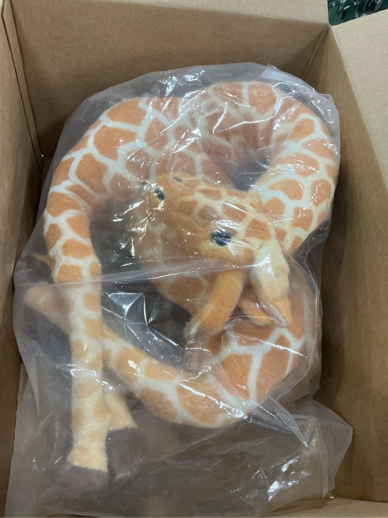 Condition photo showing Good Condition for 40" big plush giraffe giant large soft doll kid gift stuffed animal 100cm